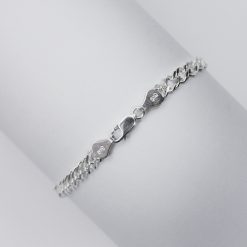 Alternative view of Silber Armband Rombo Doppio